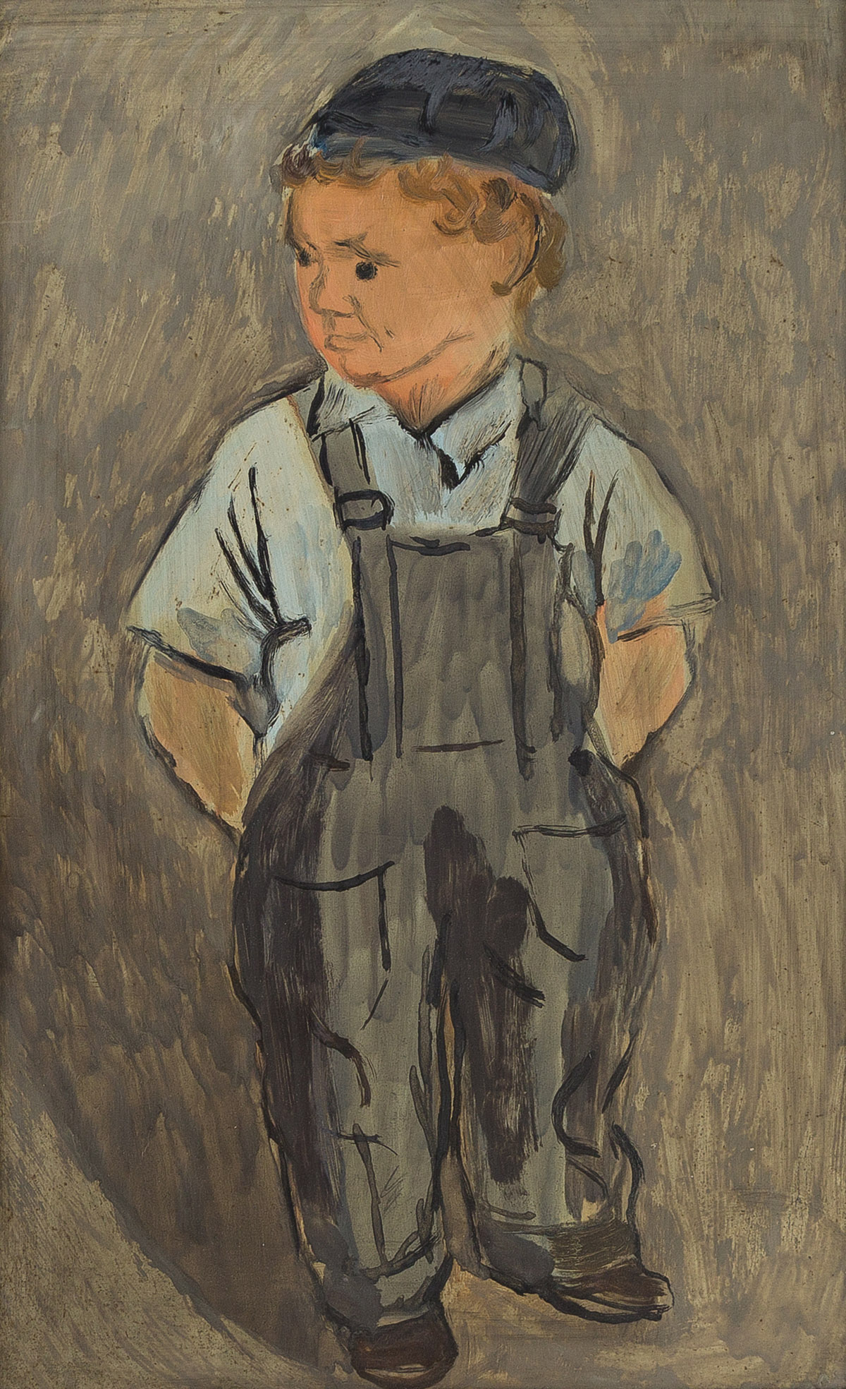BEN SHAHN (1898-1969) Untitled, (Portrait of Barry Oppenheim).